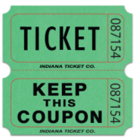Roll Tickets: Double Roll, Green - 2,000 Individually Numbered Tickets main image